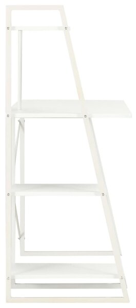 Fehér íróasztal polcrendszerrel 102 x 50 x 117 cm