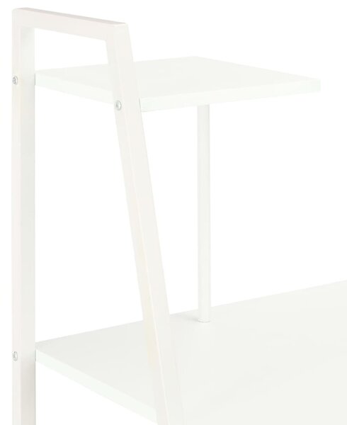 Fehér íróasztal polcrendszerrel 102 x 50 x 117 cm