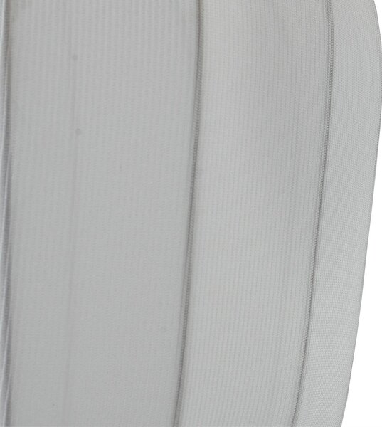 Lindby függőlámpa Helin, fehér, Ø 35 cm, anyagból készült, dimmelhető, Fehér / opál, Nappali / Étkező, Textil / szövet / selyem, Modern