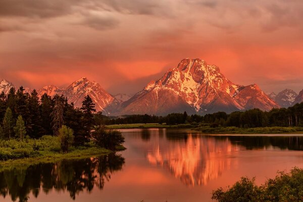 Nem szőtt fotótapéta teton range, usa 375 x 250 cm
