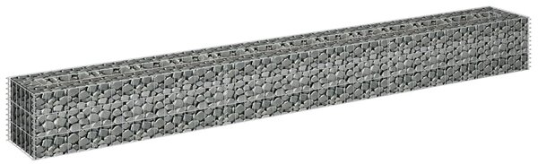 Horganyzott acél gabion magaságyás 270 x 30 x 30 cm