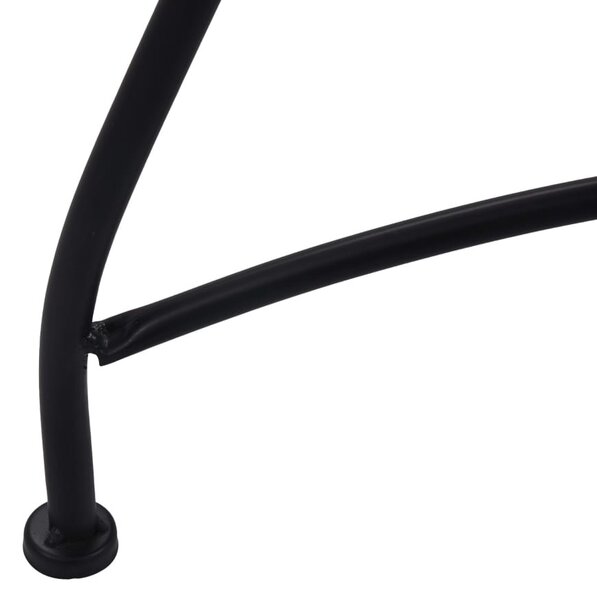 Barna kerámia mozaikos bisztróasztal 60 cm