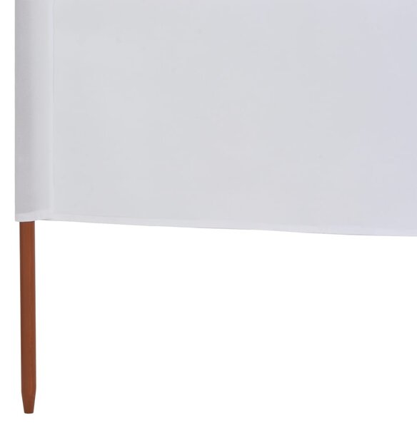Homokfehér szövet 5-paneles szélfogó 600 x 80 cm