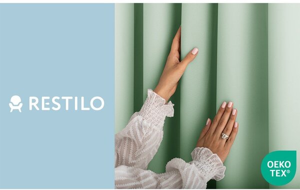 Mentazöld dimout (részleges sötétítő) függöny 140x270 cm Carli – Restilo