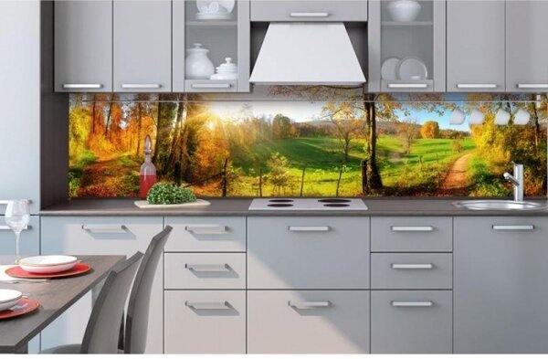 Konyhai fotótapéta - rét 260 x 60 cm
