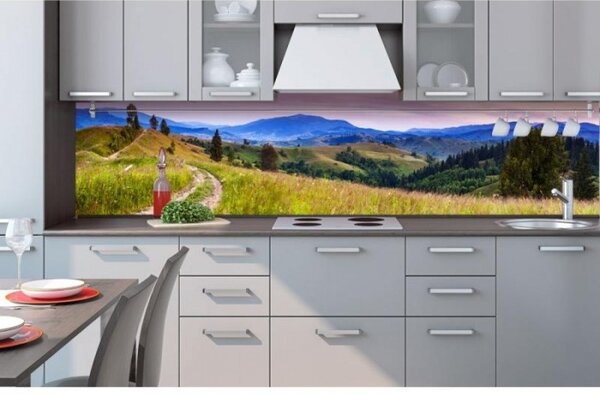 Konyhai fotótapéta - a természet elpirul 260 x 60 cm