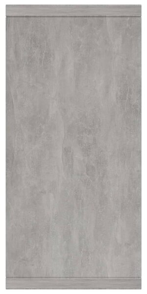 Betonszürke szerelt fa tálalószekrény 88 x 30 x 65 cm