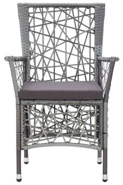 7 részes szürke kültéri polyrattan étkezőgarnitúra