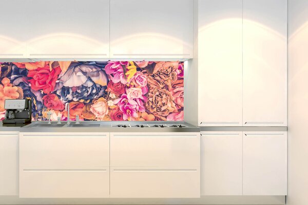 Konyhai fotótapéta - virágcsendélet 180 x 60 cm
