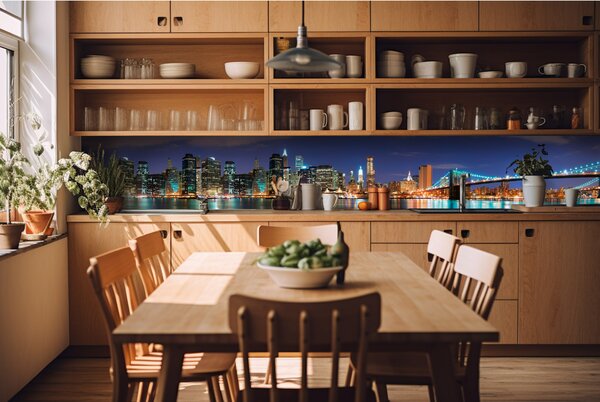 Konyhai fotótapéta - manhattan 420 x 60 cm