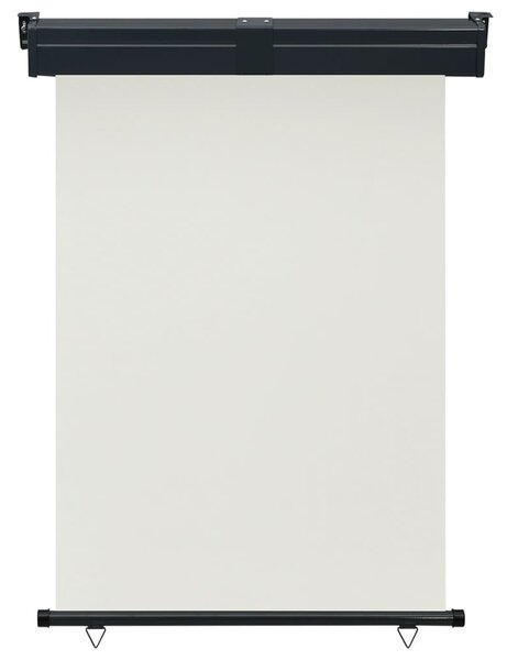 Krémszínű oldalsó terasznapellenző 125 x 250 cm
