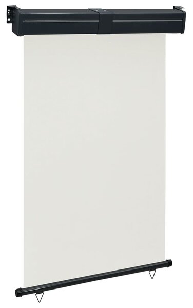 Krémszínű oldalsó terasznapellenző 125 x 250 cm