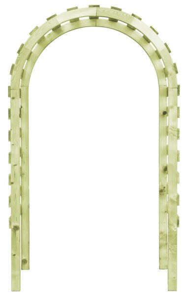 Impregnált fenyőfa kerti pergola 130 x 60 x 230 cm
