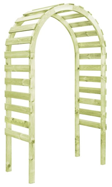Impregnált fenyőfa kerti pergola 130 x 60 x 230 cm