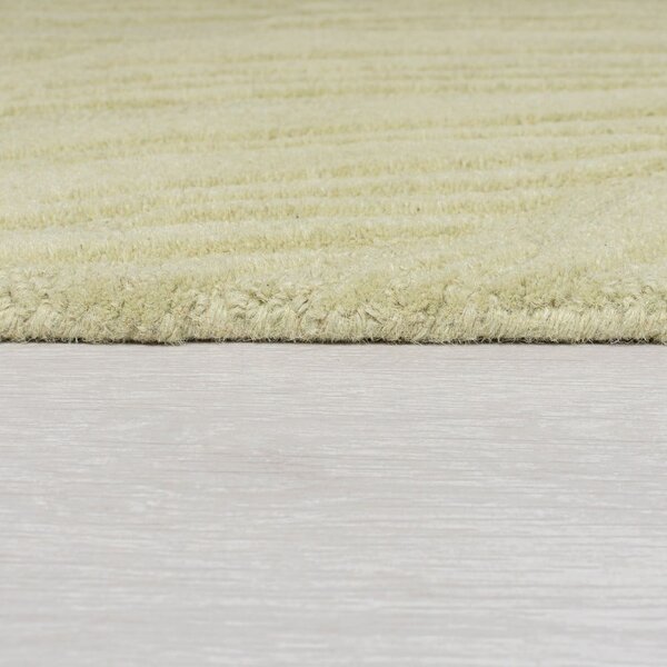 Zöld gyapjú szőnyeg 200x290 cm Lino Leaf – Flair Rugs