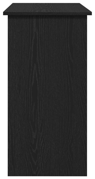 Fekete forgácslap íróasztal 80 x 40 x 75 cm