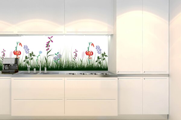 Konyhai fotótapéta - réti kialakítás 180 x 60 cm