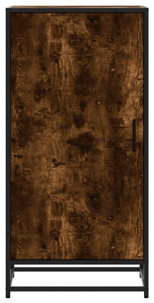 Füstös tölgy színű szerelt fa cipőtartó 48x38x97,5 cm