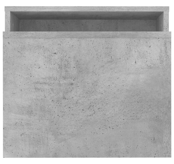 Betonszürke szerelt fa dohányzóasztal szett 100 x 48 x 40 cm