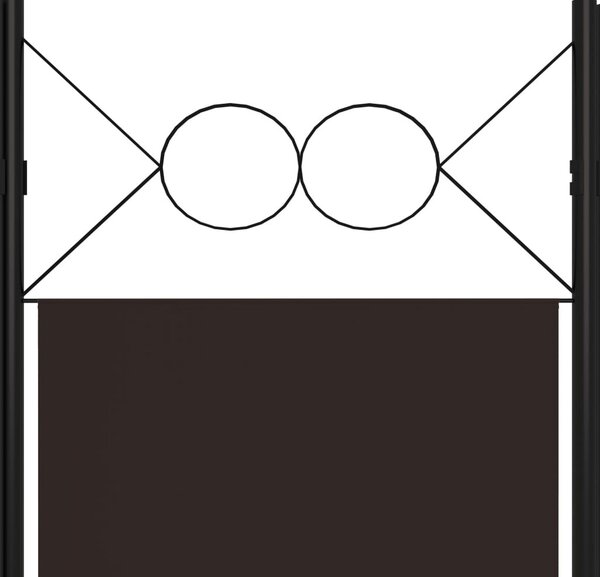 Barna 4 paneles paraván 160 x 180 cm