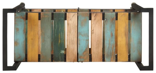 Tömör újrahasznosított fa zsúrkocsi 87 x 36 x 81 cm