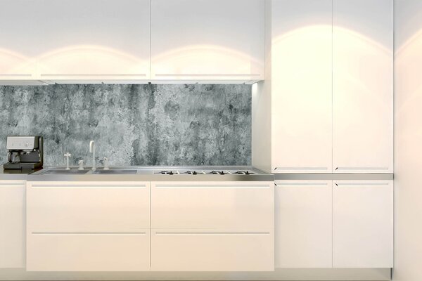 Konyhai fotótapéta - szürke betonfal 180 x 60 cm
