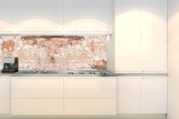 Konyhai fotótapéta - faltöredék repedésekkel 180 x 60 cm