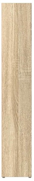 2 db sonoma-tölgy forgácslap CD-tartó szekrény 21x16x93,5 cm