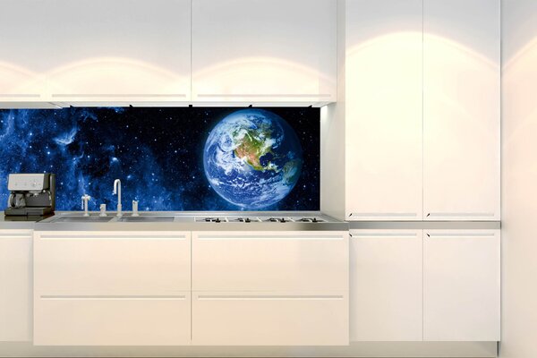 Konyhai fotótapéta - kilátás a földre 180 x 60 cm
