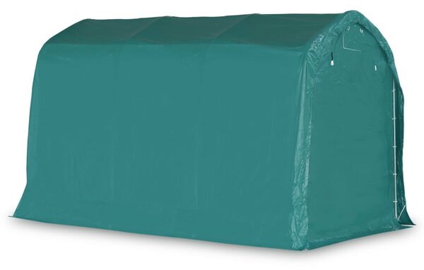 Zöld PVC sátorgarázs 2,4 x 3,6 m