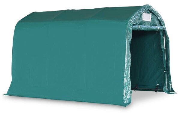 Zöld PVC sátorgarázs 2,4 x 3,6 m