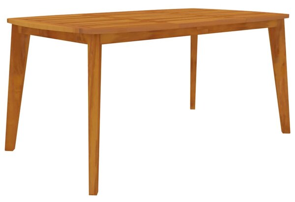 VidaXL tömör akácfa kerti asztal 160 x 90 x 75 cm