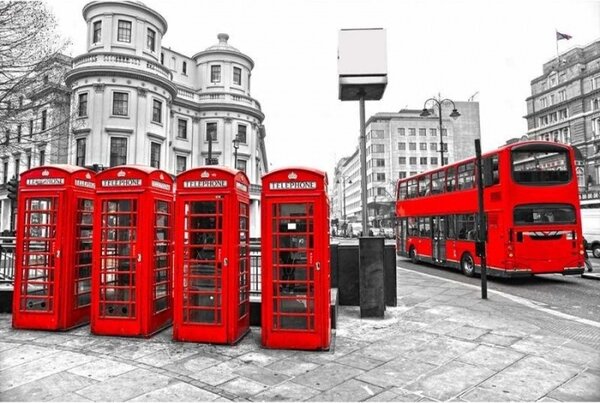 Nem szőtt fotótapéta london 375 x 250 cm