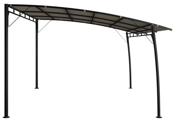 Tópszínű kerti napellenző 4 x 3 x 2,55 m