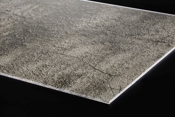 Plexi a konyhapult mögött régi repedt fal - 100 x 60 cm