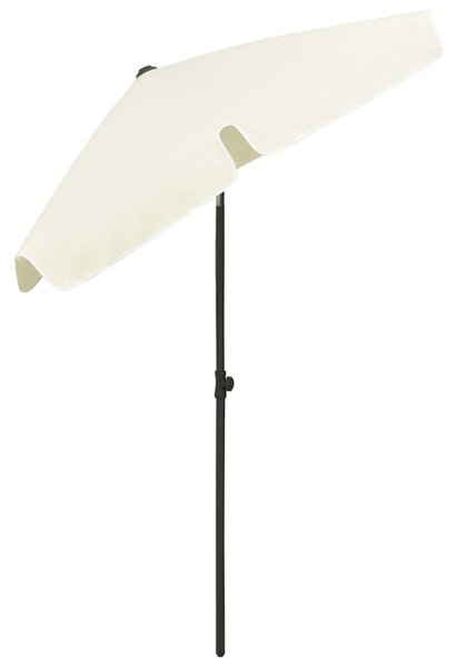 Homoksárga strandnapernyő 180 x 120 cm