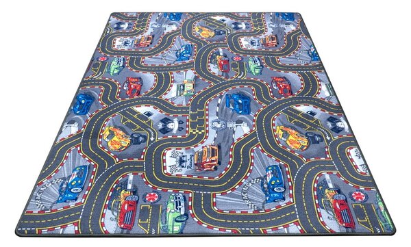 Play Race Track gyerekszőnyeg, 160 x 240 cm - Hanse Home