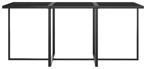 11 részes szürke polyrattan kerti étkezőszett párnákkal