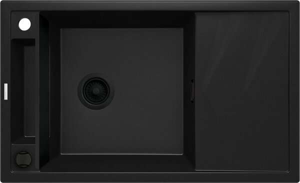Deante Magnetic gránit mosogató 82x50 cm fekete ZRM_N113