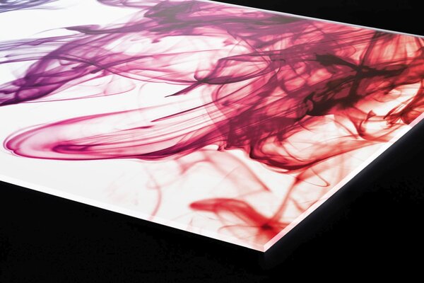 Plexi a konyhapult mögött részlet a tinta a vízben - 60 x 60 cm