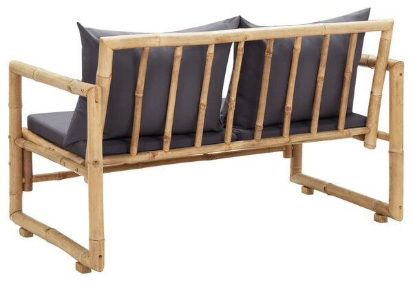 Bambusz kerti pad párnákkal 115 cm