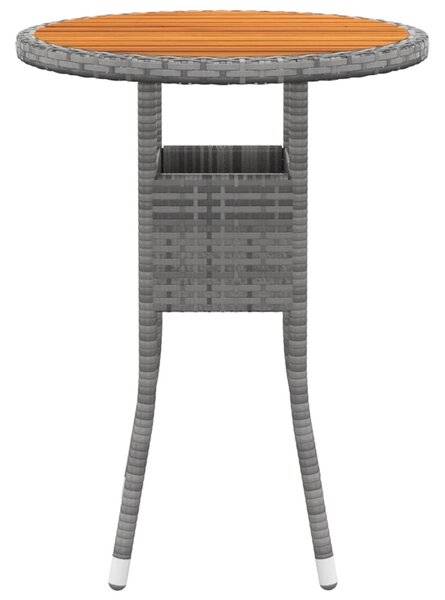 5 részes szürke polyrattan kerti ülőgarnitúra