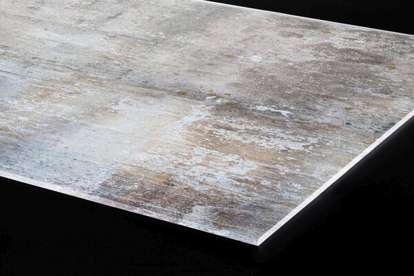 Plexi a konyhapult mögött régi betonfal - 60 x 40 cm
