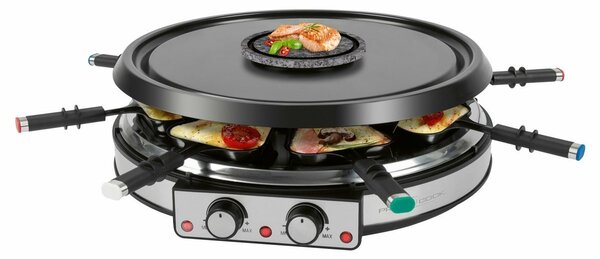 ProfiCook RG/FD 1245 raclette fondü grill 2in1