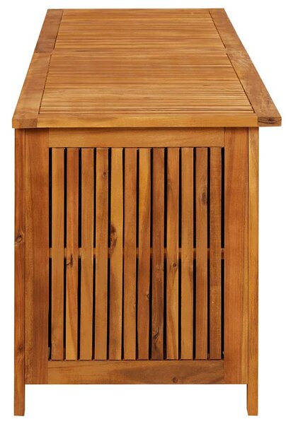 Tömör akácfa kerti tárolóláda 200 x 50 x 58 cm