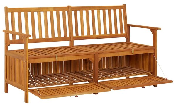 Tömör akácfa tárolópad 148 cm