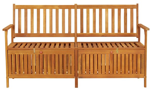 Tömör akácfa tárolópad 148 cm