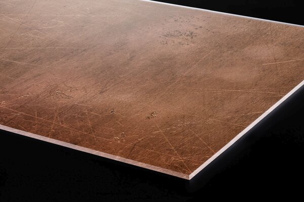 Plexi a konyhapult mögött réz háttér - 60 x 40 cm