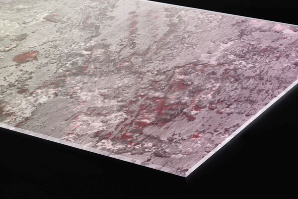 Plexi a konyhapult mögött régi betonfal textúrája - 80 x 40 cm