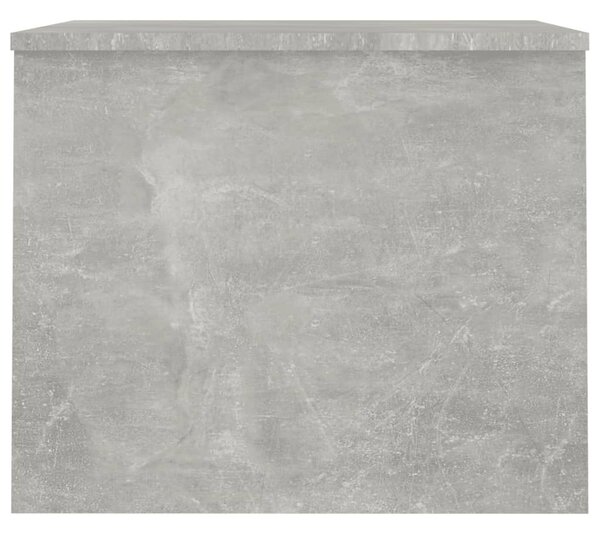 Betonszürke szerelt fa dohányzóasztal 80 x 50,5 x 41,5 cm